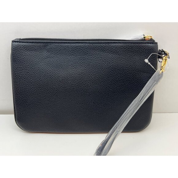 Victorias Secret Heart-Studded Black Wristlet Clutch Bag - Picture 5 of 7